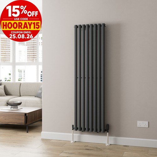 Anthracite designer radiator - anthracite,