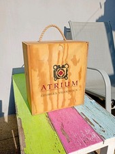 RARE LARGE WOODEN. "ATRIUM  GEORGES VIGOUROUX'"....CHAMPAGNE BOX