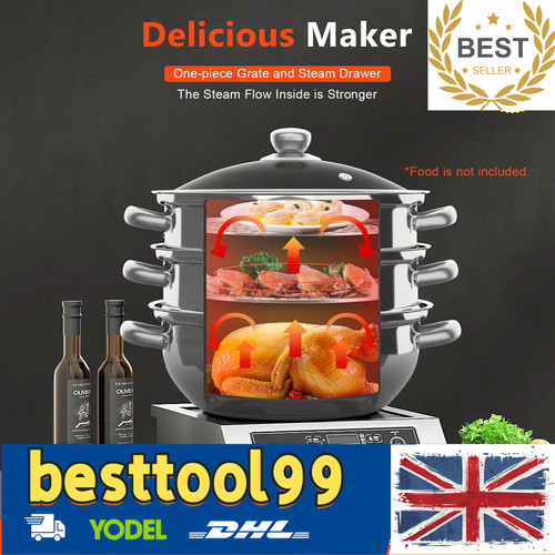 28cm tiers stainless steel - 3,