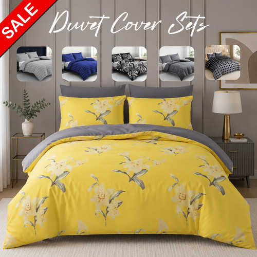 Duvet cover set reversible - duvet,