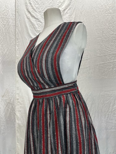 Vintage 1980s dirndl pinafore - 1980s,