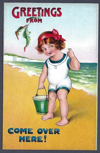Seaside greetings old - seaside,