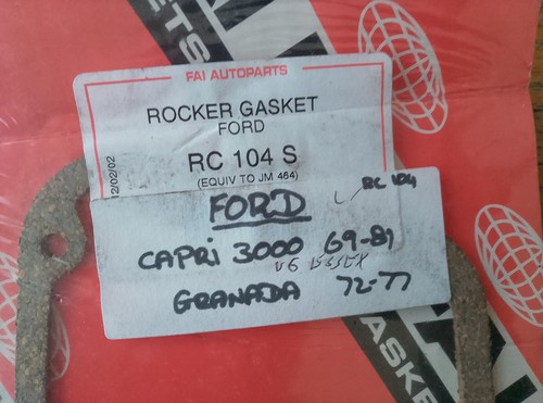 Ford capri engine gaskets - 3.0,