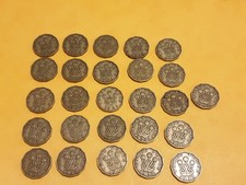 Job Lot King George VI Threepenny Bit Coins