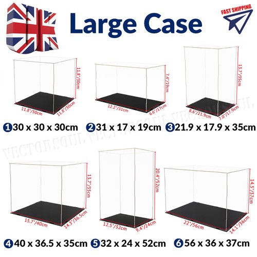 Large acrylic display case - acrylic,