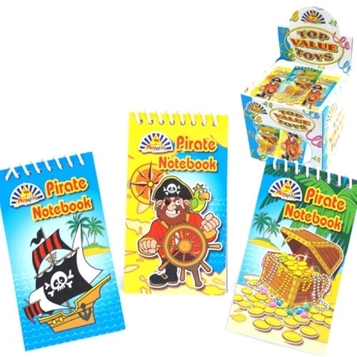 Pirate spiral notebook notepad - pirate,