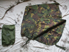 DUTCH ARMY NL NATO issue UK jungle DPM CAMO PONCHO LINER BLANKET & STUFF SACK
