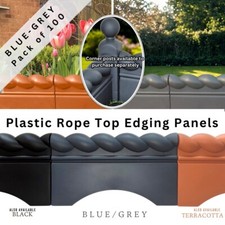 100x Blue Brick Grey Rope Top