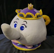 Mrs. Potts Plush 8" Disney Store Beauty and the Beast Teapot Soft Toy Doll