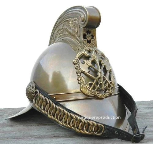 Antique brass british fireman - antique,