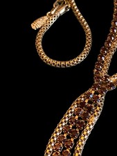 Vintage 1960s Gold Tone And