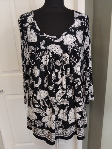 Saloos black mix floral print - saloos,