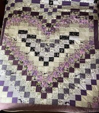 Handmade patchwork bed quilt - handmade,