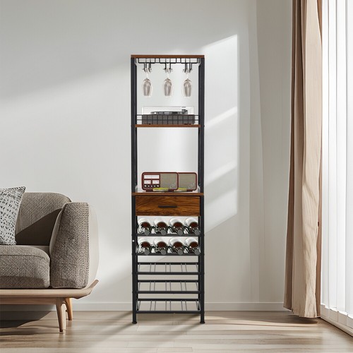 Bar cabinet rustic sideboard - cabinet,