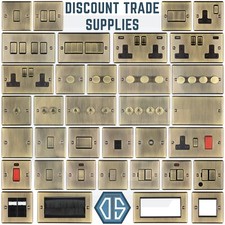 Antique Brass Screwed Switches