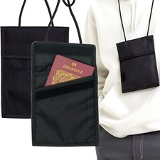 2x NECK POUCH 15cm Small Money