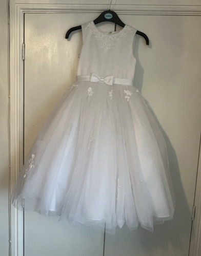 Sarah louise girls white tulle - girls,