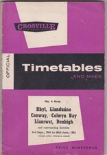 CROSVILLE BUS TIMETABLE BOOK