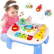 Musical Piano Table Toys Kids Gift 0-3 Educational Activity Table Interactive UK