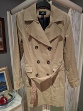 Ladies H&M Beige Cotton Mac