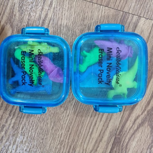 Dinosaur erasers fruit - erasers, or
