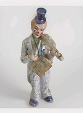 Leonardo Collection Clown Collectable Figurine Figure Playing Violin 