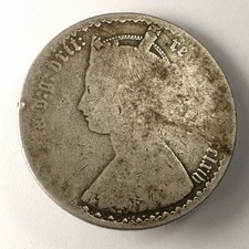 Victoria 1864 ~ Gothic Florin ~ Silver Coin 0.925