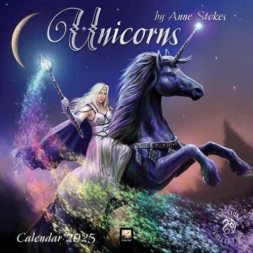 Unicorns anne stokes wall - stokes,