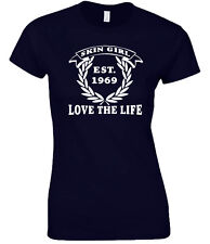 Skin Girl T-Shirt Ladies Love The Life original design Skinhead Skingirl est. 69
