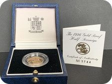 1996 Proof Half Gold Sovereign