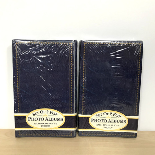 Vintage flip photo albums set - albums,