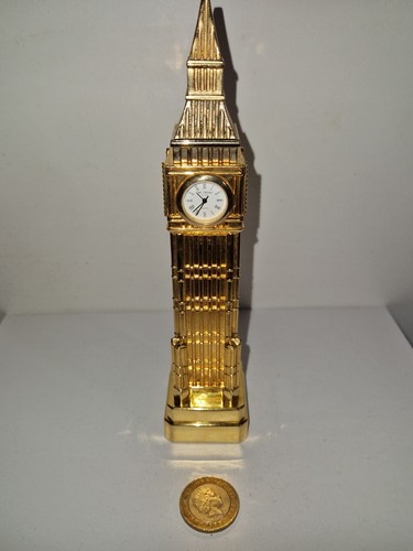Quartz brass big ben clock - brass,