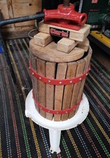 Clarke 6 litre fruit press apple press used.