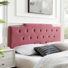 Juliet Tufted Velvet Headboard