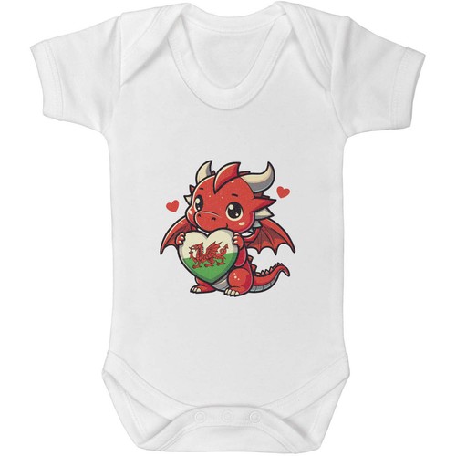 Cute baby welsh dragon - baby,