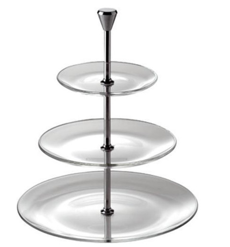 Glass cake stand tier by - cake,