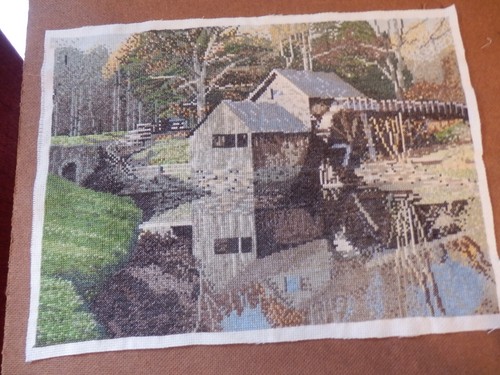 Completed cross stitch - completed,