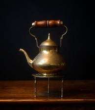 Vintage Brass Teapot with