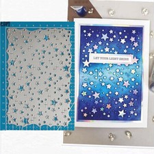 Star Background Metal Cutting