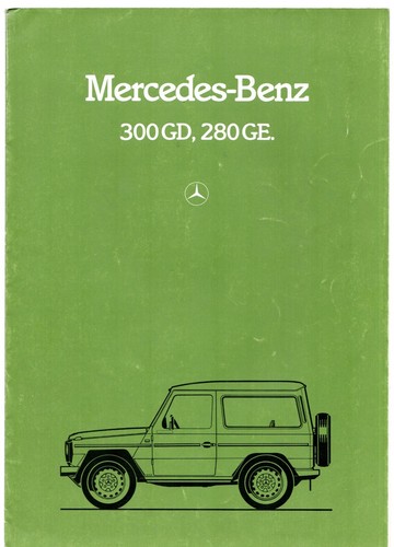 Mercedes benz wagen - mercedes-benz, g-wagen