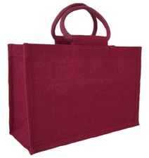 Natural Red Jute Gift Bag -