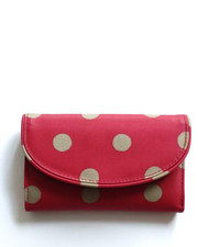 REDUCED - CATH KIDSTON - NEW Red Dot Ladies Wipe Clean ID Wallet Purse Holder 