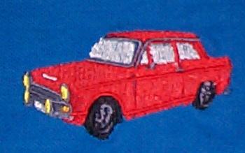 Ford cortina mk1 - cortina, embroidered