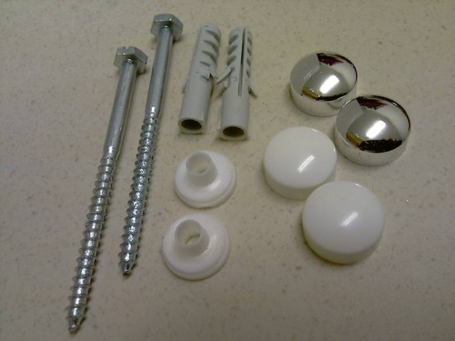 Toilet pan bidet fixing - wc,