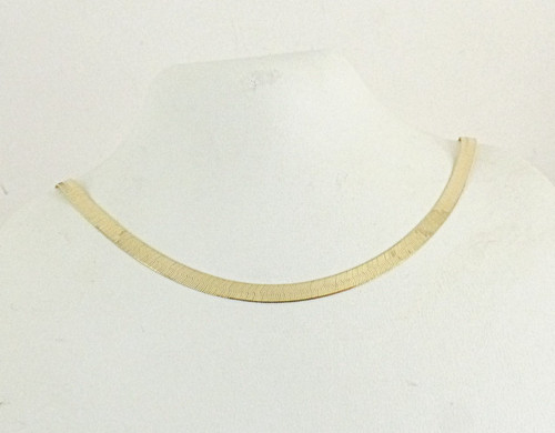 9ct gold herringbone chain - 9ct,