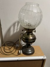 Antique Oil Lamp Converted