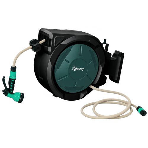 Outsunny retractable hose - hose, reel