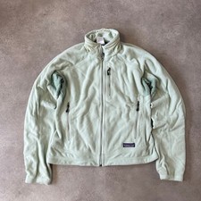 Patagonia Fleece Womens Small Full Zip Vintage Jacket, Mint Green
