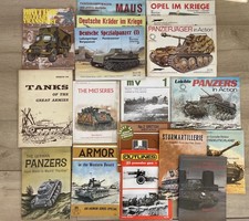 X18 WW2 German Tank Transport Army Armor Vehicles Books
