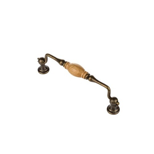 Antique brass wood centre - brass, /